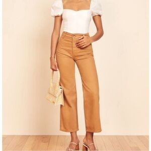 🆕 Reformation Marine Jeans in Butterscotch